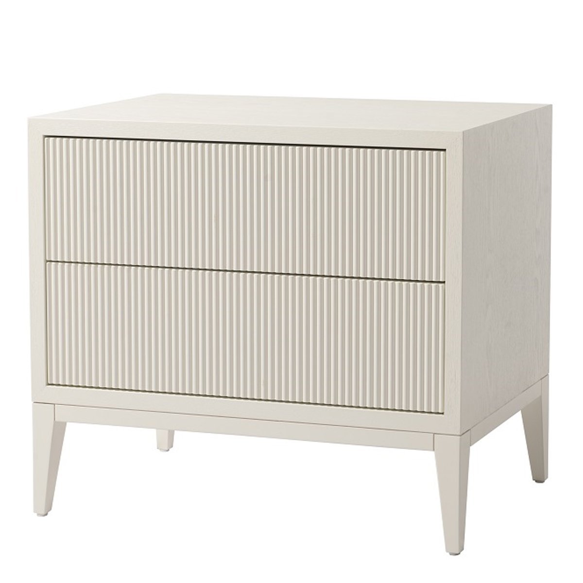 Amur Ivory Premium Wide Bedside End and Side Table