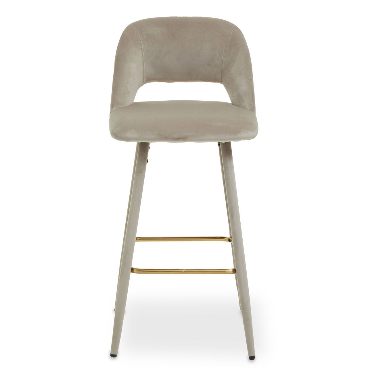 Mink velvet 2025 bar stool