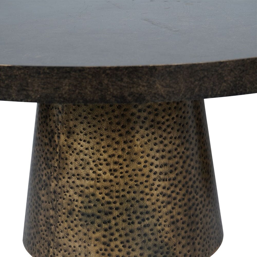 Genesis Antique Gold Hammered Coffee Tables Set of 2 Rowen Homes