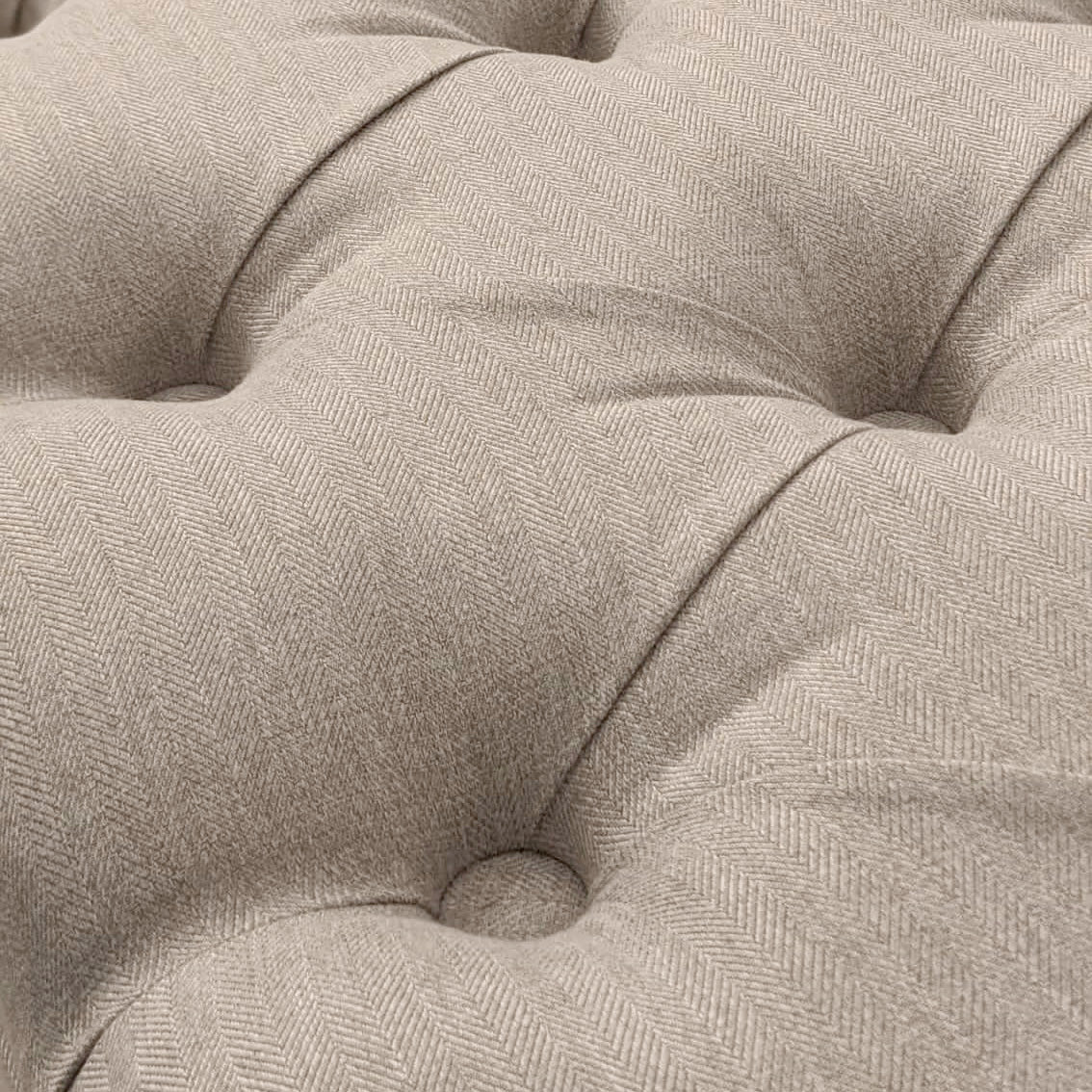 Harper Luxury Grey Buttoned Ottoman Box Furniture