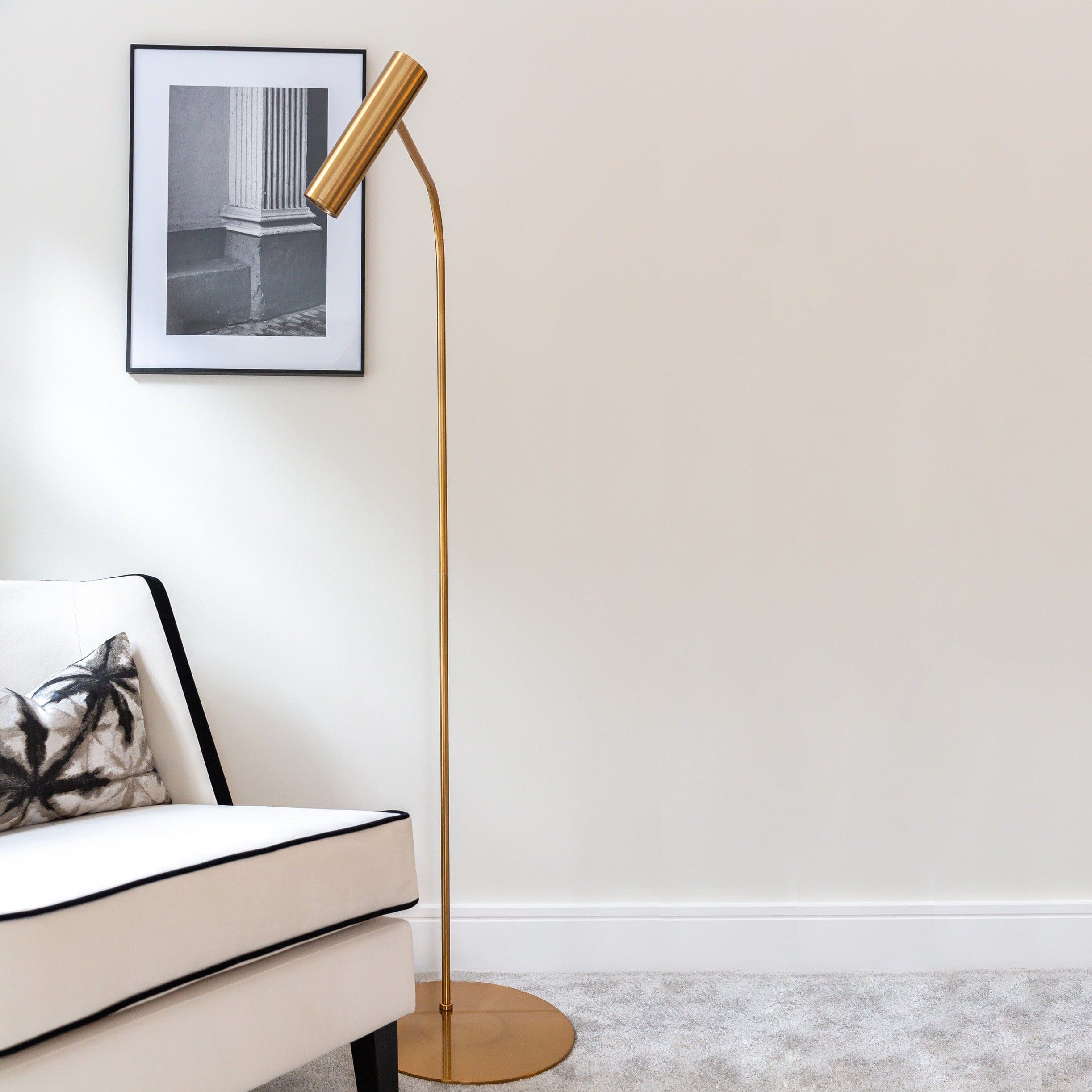 Jakarta Gold Arched Floor Lamp – Rowen Homes