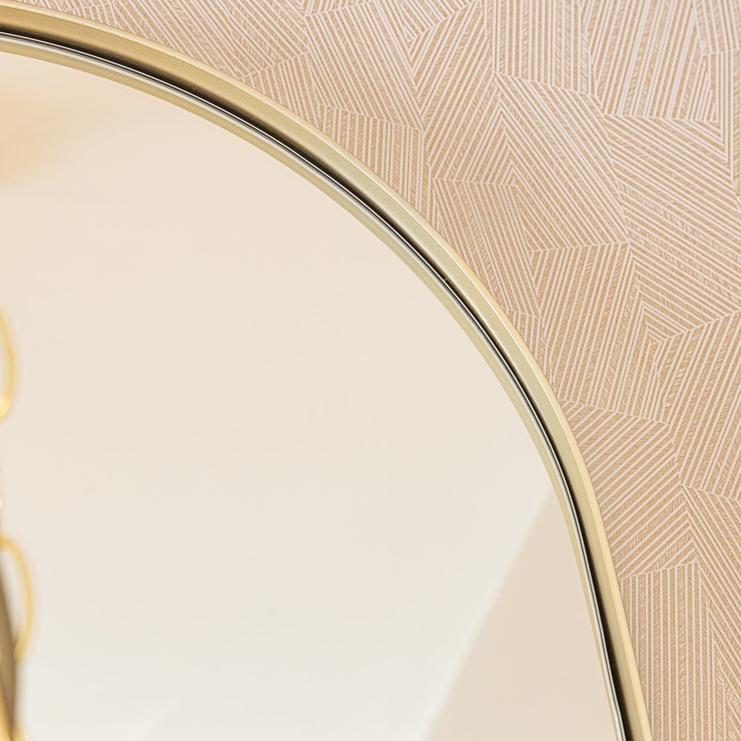 Jaylani Large Champagne Arch Mirror Accessories