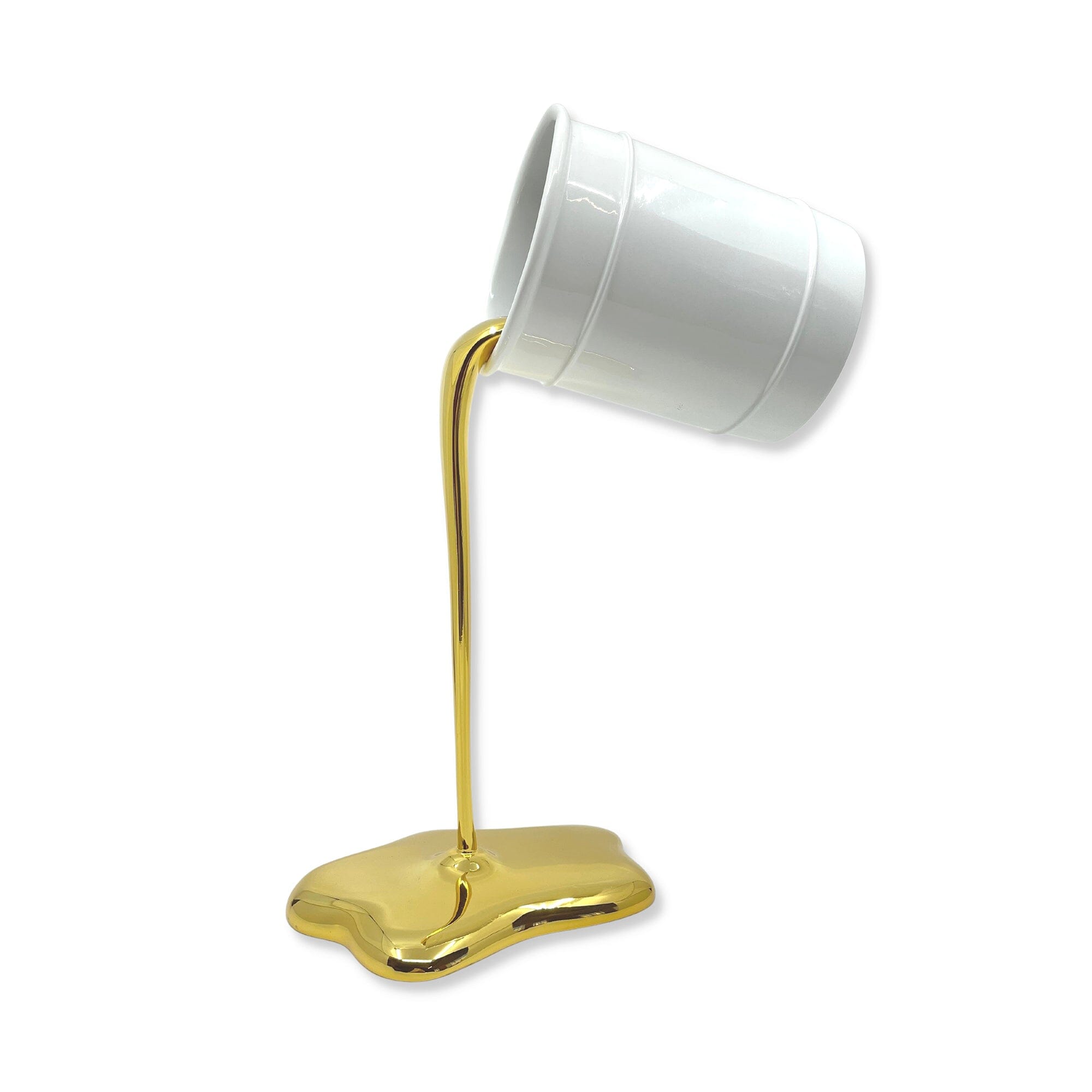 Juniper Gold Paint Spill Ornament Accessories