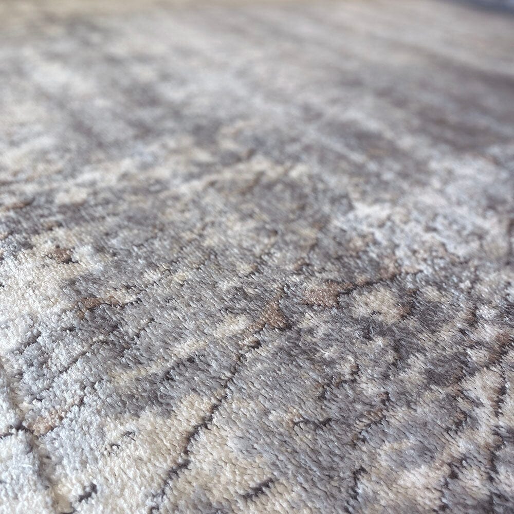 Kace Neutral & Grey Abstract Rug Rug
