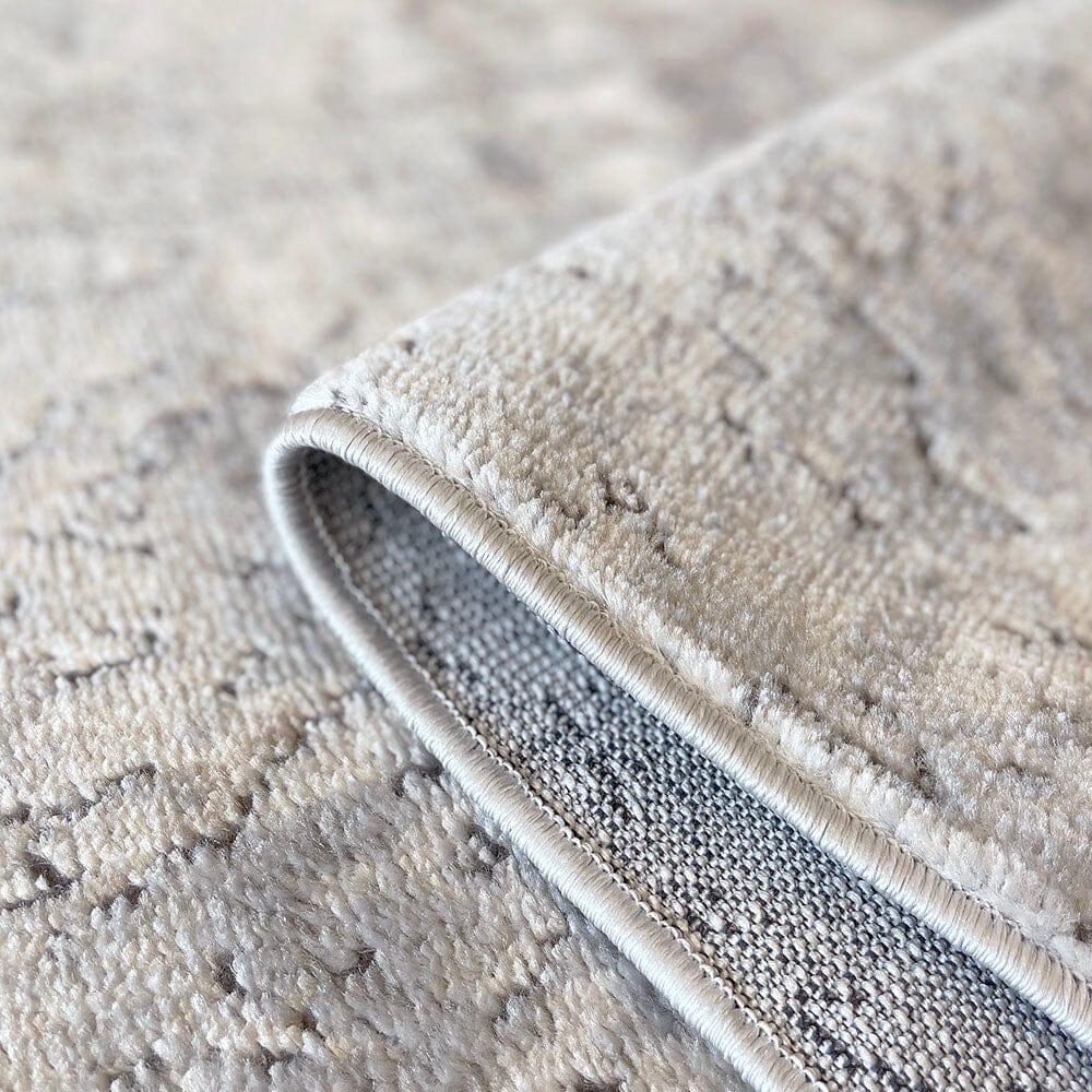 Kace Neutral & Grey Abstract Rug Rowen Homes