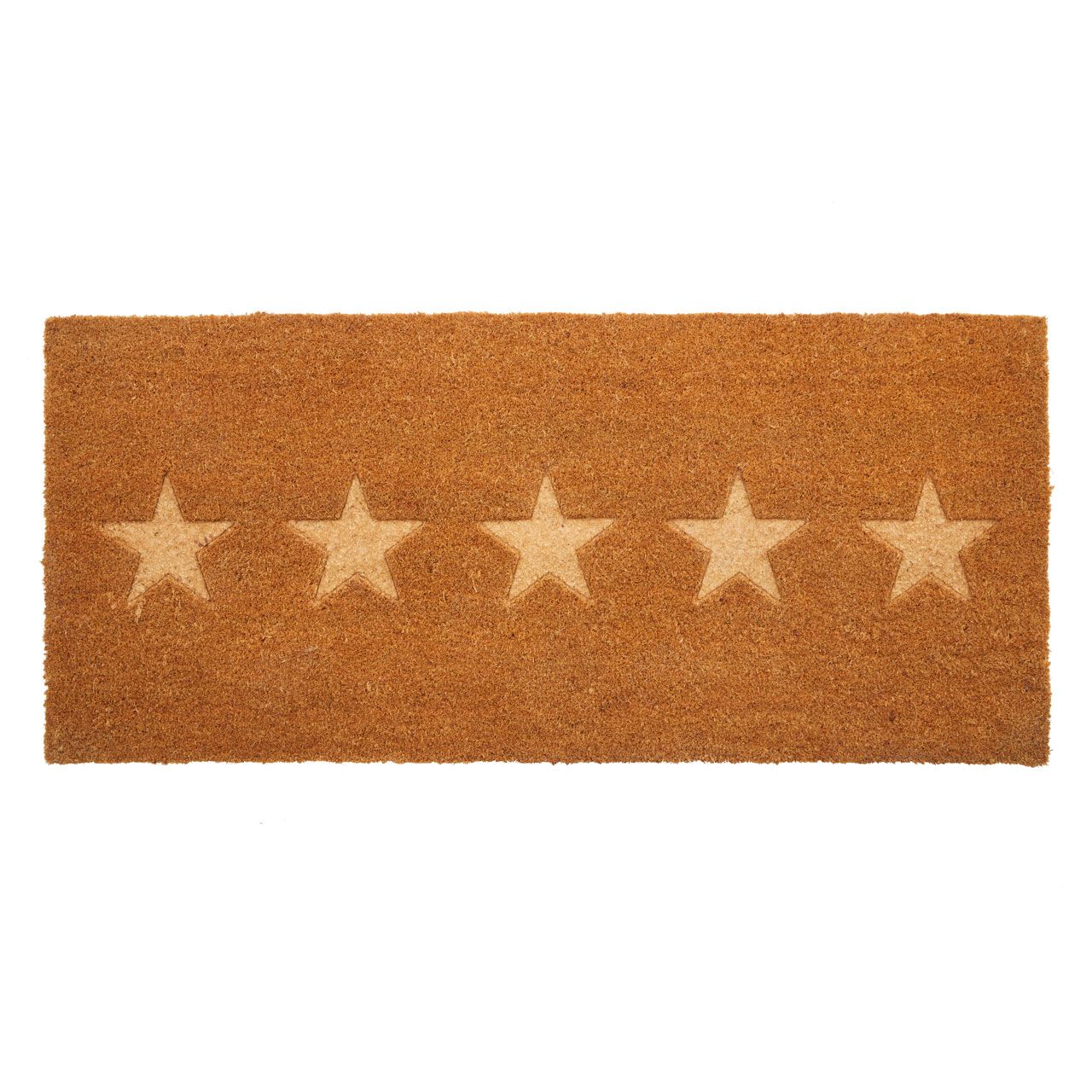 Kyla Natural Star Print Doormat Rug