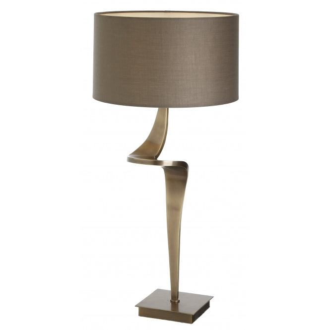 Larissa Abstract Brass Table Lamp Lighting
