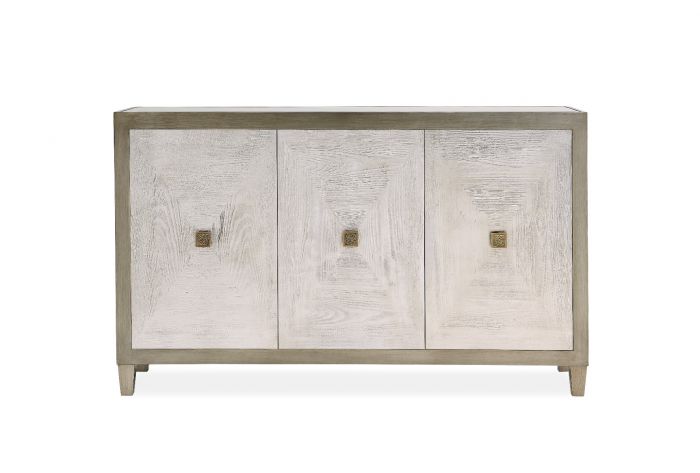 Lockett Premium Silver & Bronze 3 Door Sideboard Furniture