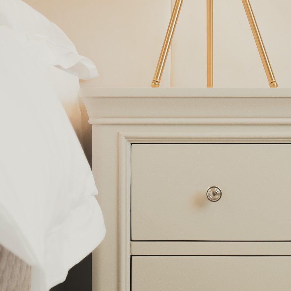 Louvre Taupe Wooden 7 Drawer Chest Furniture