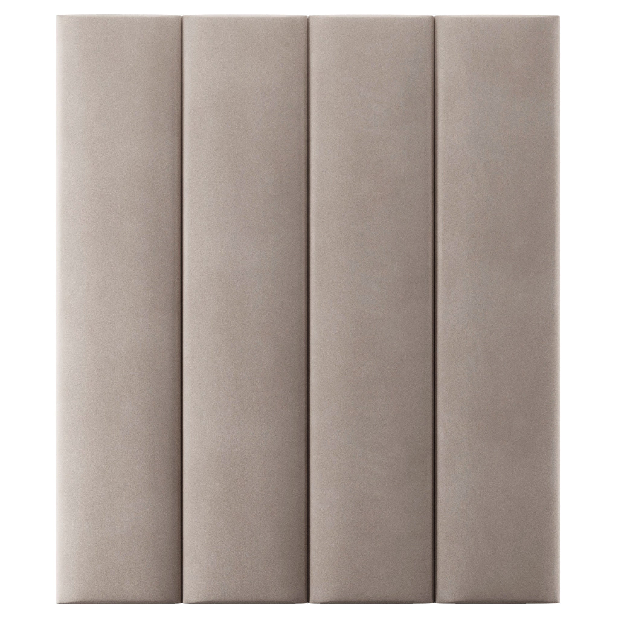 Mink Velvet Single Headboard Panel Headboard