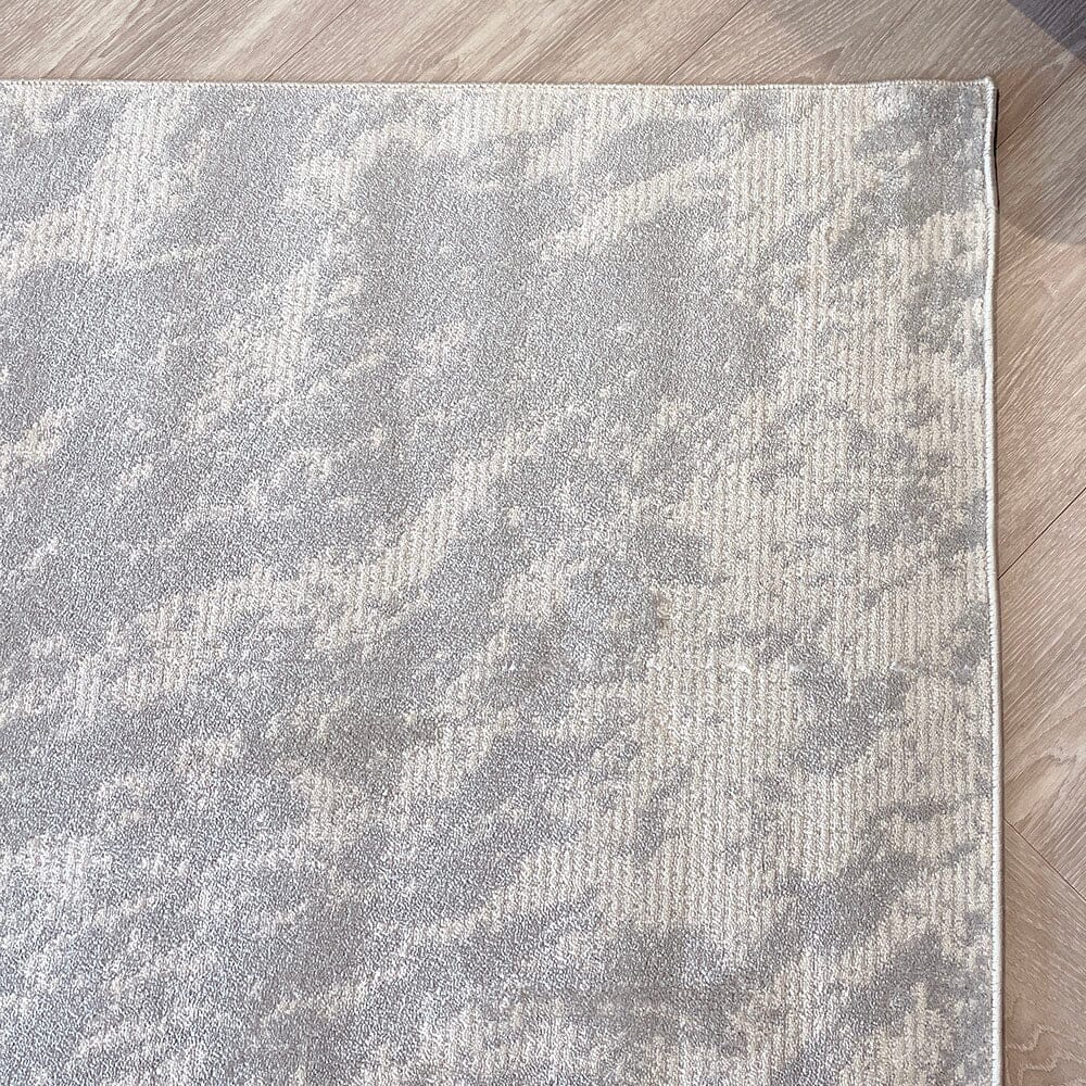 Montane Ivory & Grey Marble Effect Rug Rug