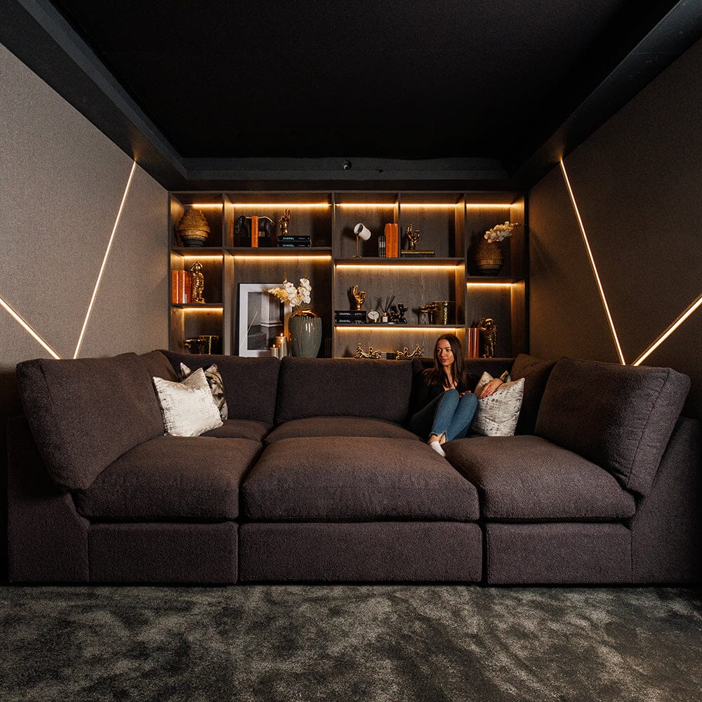 Olivia Smoke Grey Premium Large Sofa Footstool – Rowen Homes