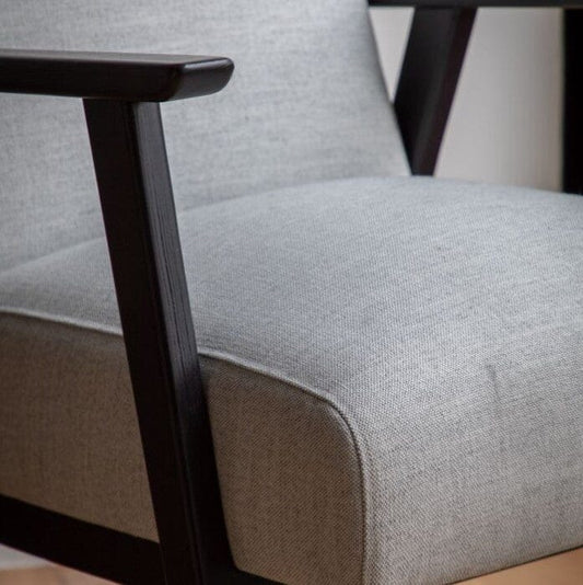 Paquin Black & Stone Armchair Chair