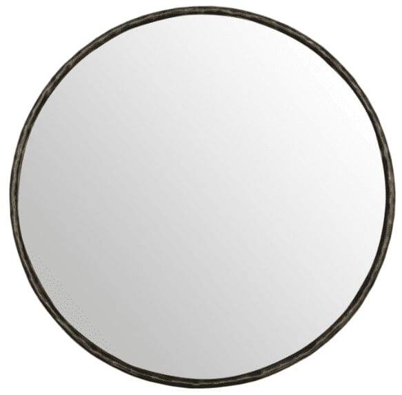 Raya Bronze Circular Mirror Rowen Homes