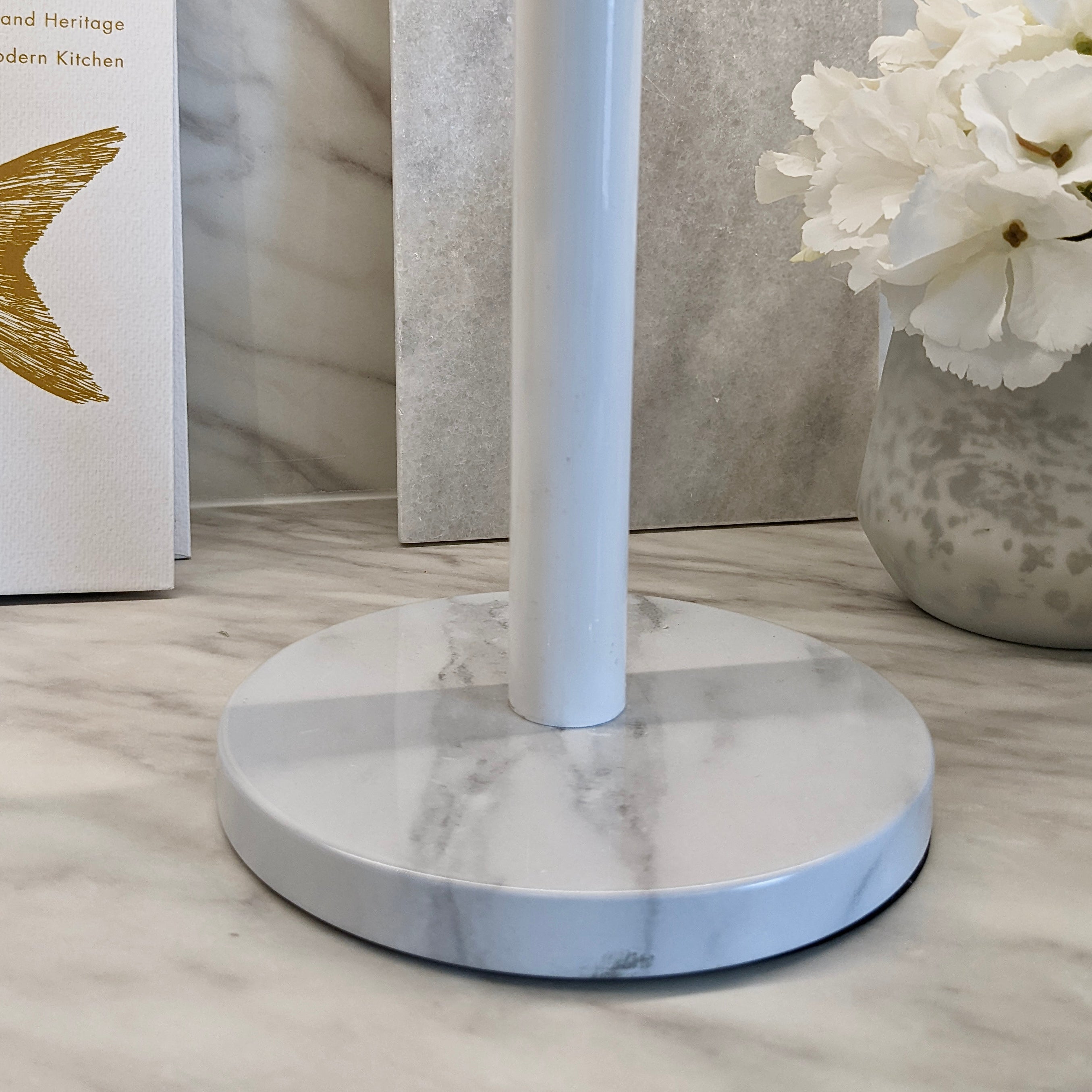 Reid Marble Kitchen Roll Holder Kitchen