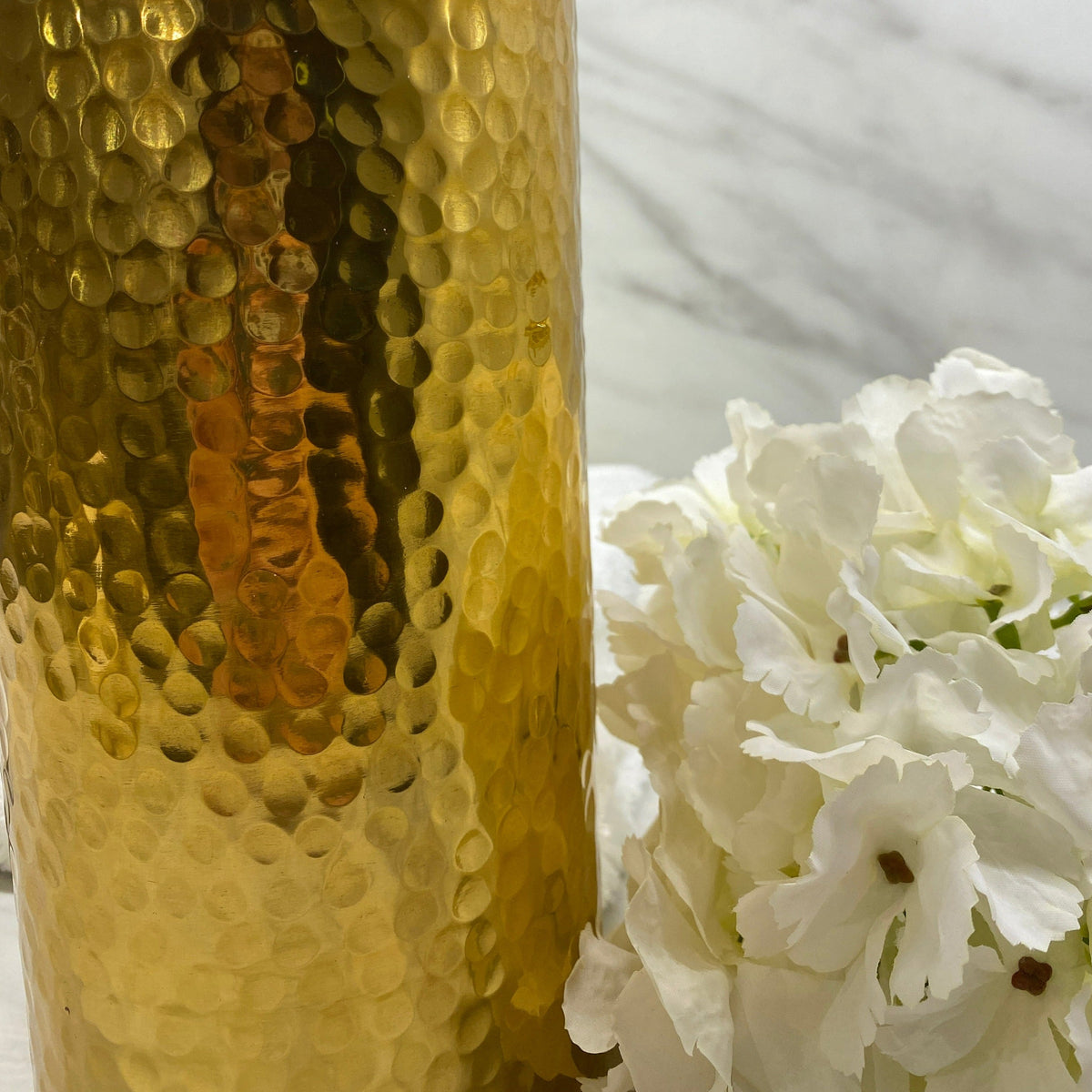 Sierra Hammered Gold Finish Toilet Brush Bathroom