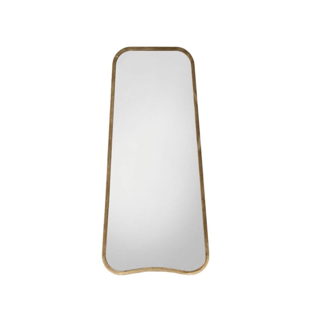 Tesora Gold Curved Leaner Mirror - 123cm Mirror