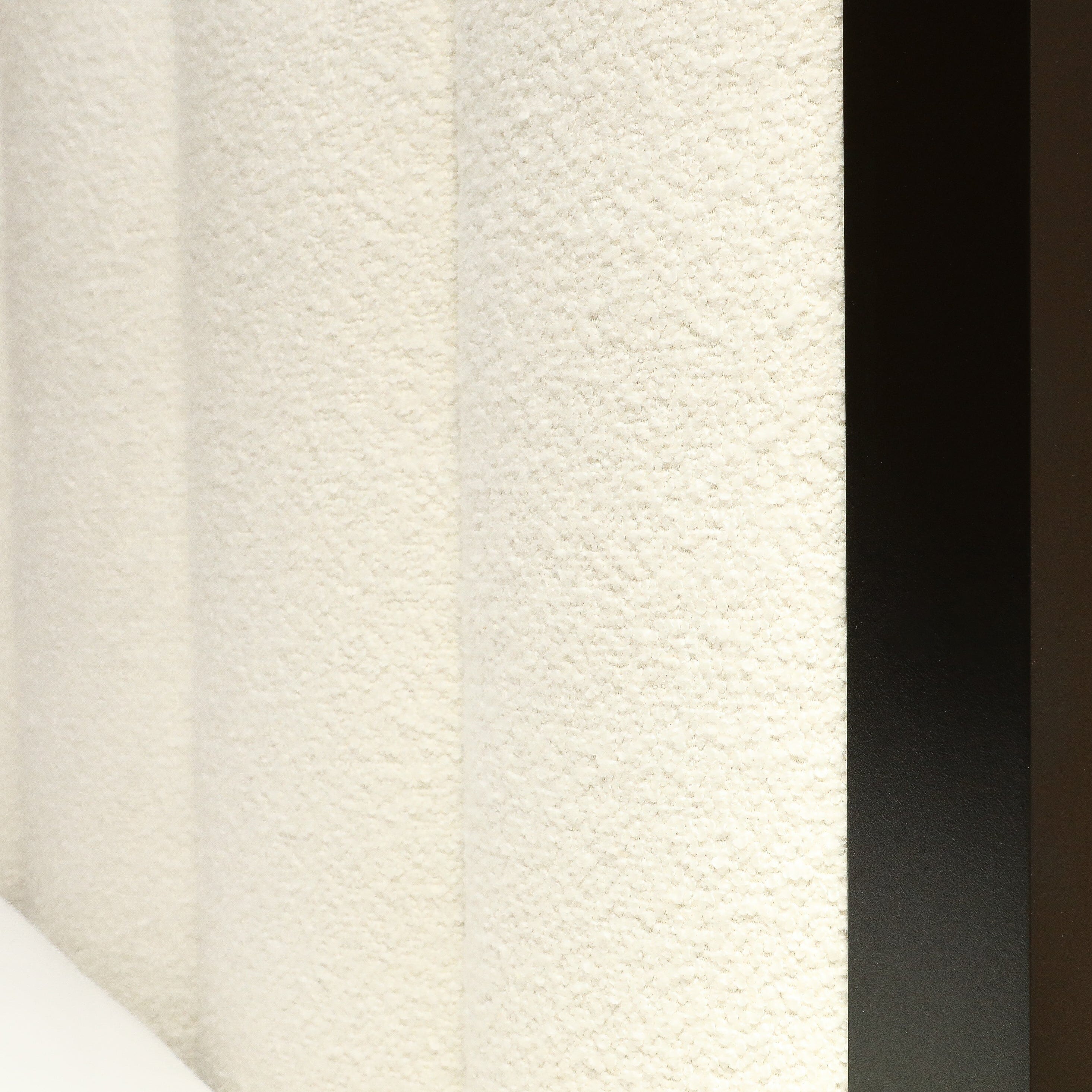 Valentina Cloud Boucle & Black Channelled Headboard Made to Order Headboard