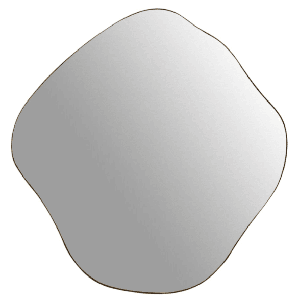Valore Large Champagne Abstract Wall Mirror Mirror