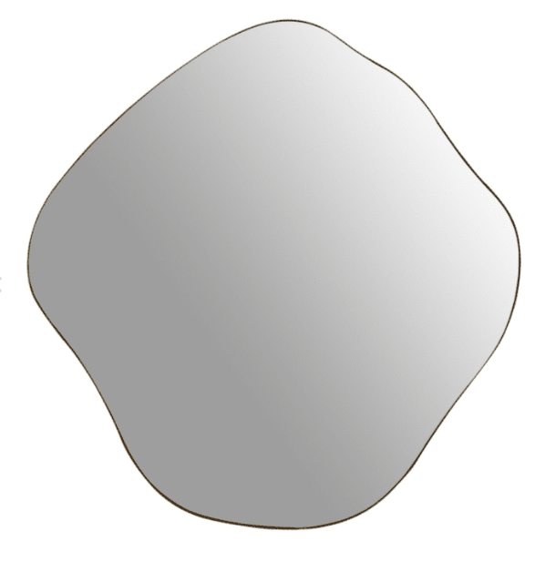 Valore Small Champagne Abstract Wall Mirror Accessories