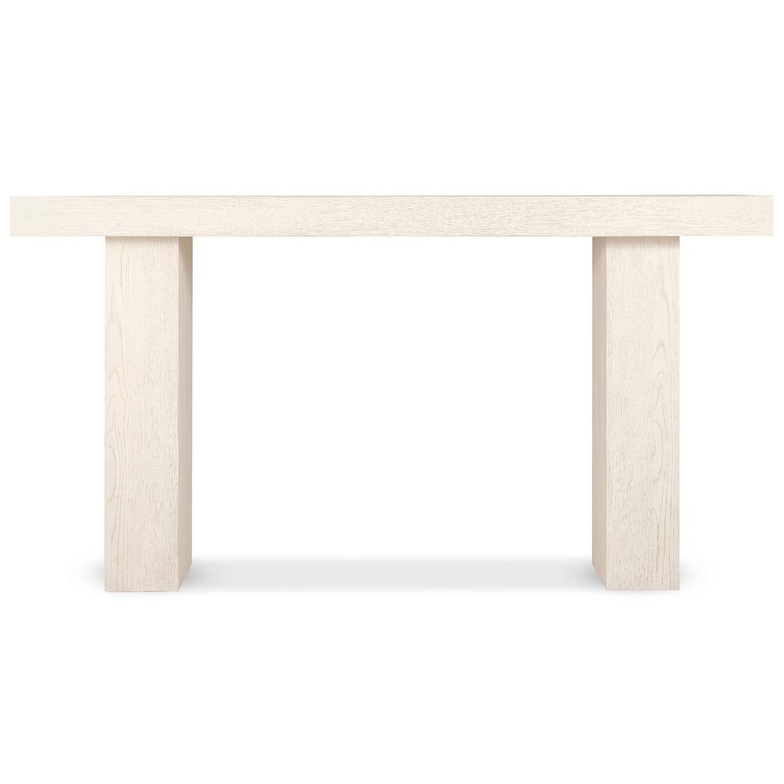 Hudson White Washed Wood Console Table