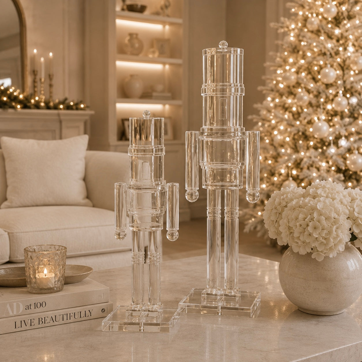 Large Decorative Perspex Nutcracker Ornament