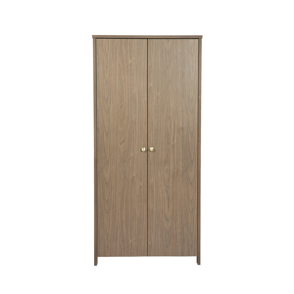 Walden Taupe Wooden 2 Door Wardrobe