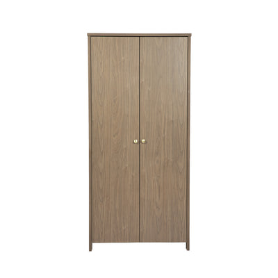 Walden Taupe Wooden 2 Door Wardrobe