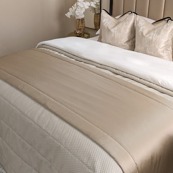 Serena Hazel Satin Luxury Bed Runner