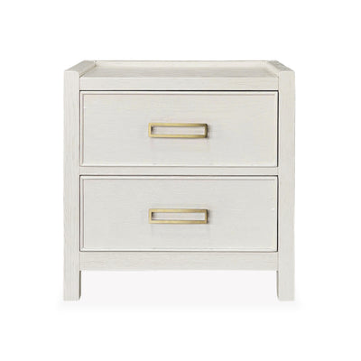 Soho Cream Oak Veneer 2 Drawer Bedside Table