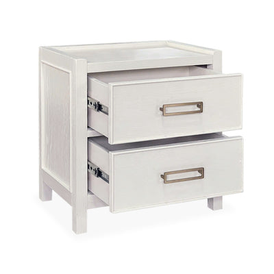 Soho Cream Oak Veneer 2 Drawer Bedside Table
