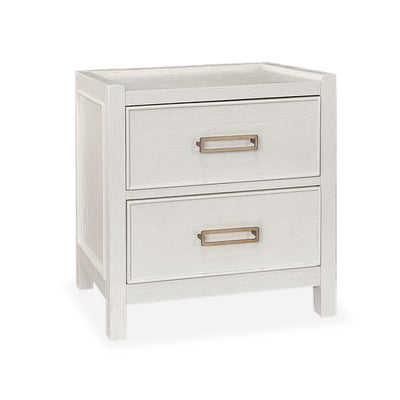 Soho Cream Oak Veneer 2 Drawer Bedside Table