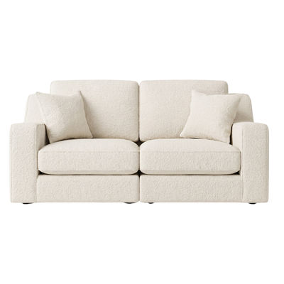 Victoria Ecru Boucle 4 Seater Sofa