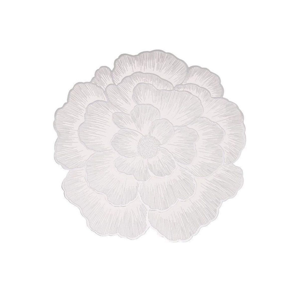 Jodie Silver Flower Placemat