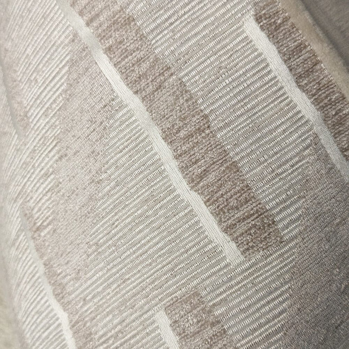 Aaliyah Taupe Cushion with Metallic Detail - 40 x 60cm Textiles 