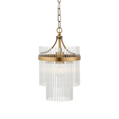 Abella Light Gold & Glass Pendant Ceiling Light Lighting 