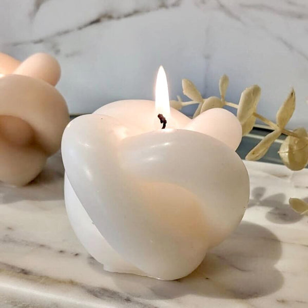 Adaline Cream Mini Knot Candle Fragrance 