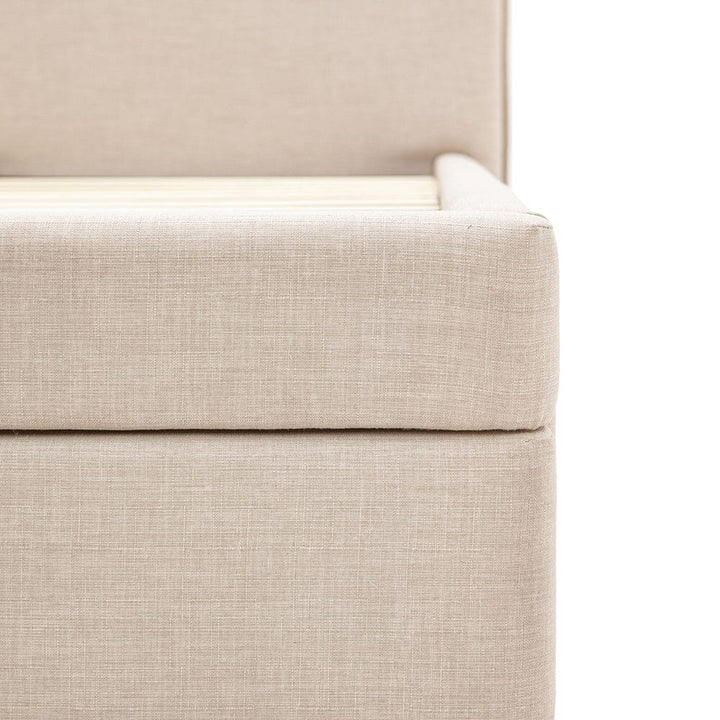 Adaline Neutral Upholstered Storage Bed Beds and Headboards 