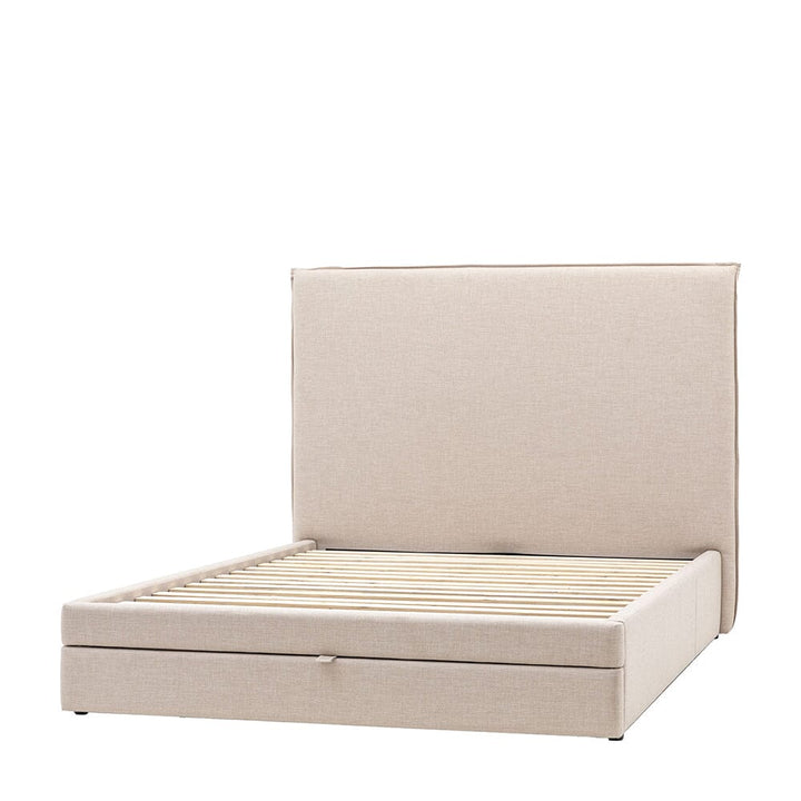 Adaline Neutral Upholstered Storage Bed Beds and Headboards 