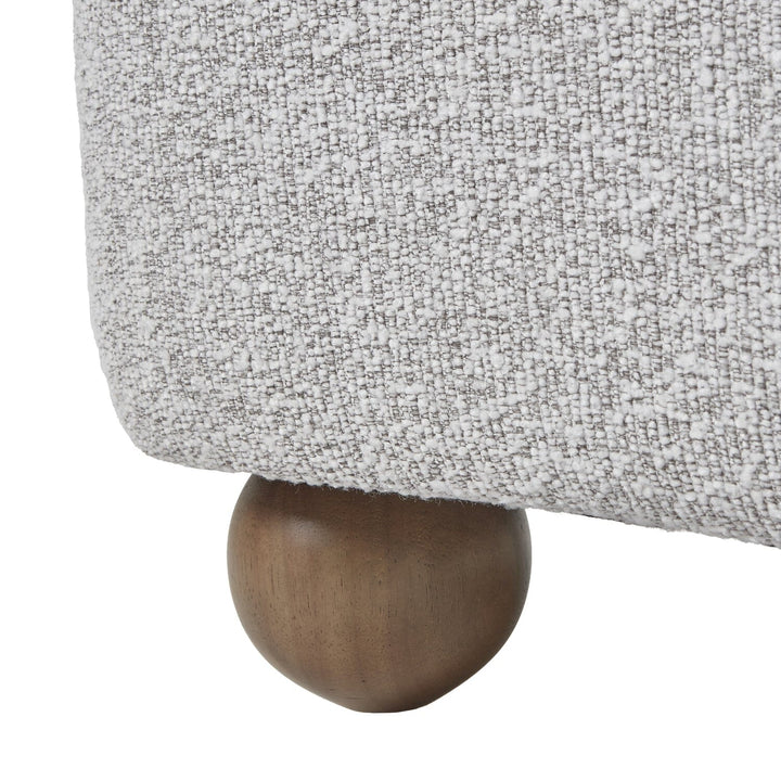 Addison Grey Boucle Textured Armchair Furniture 
