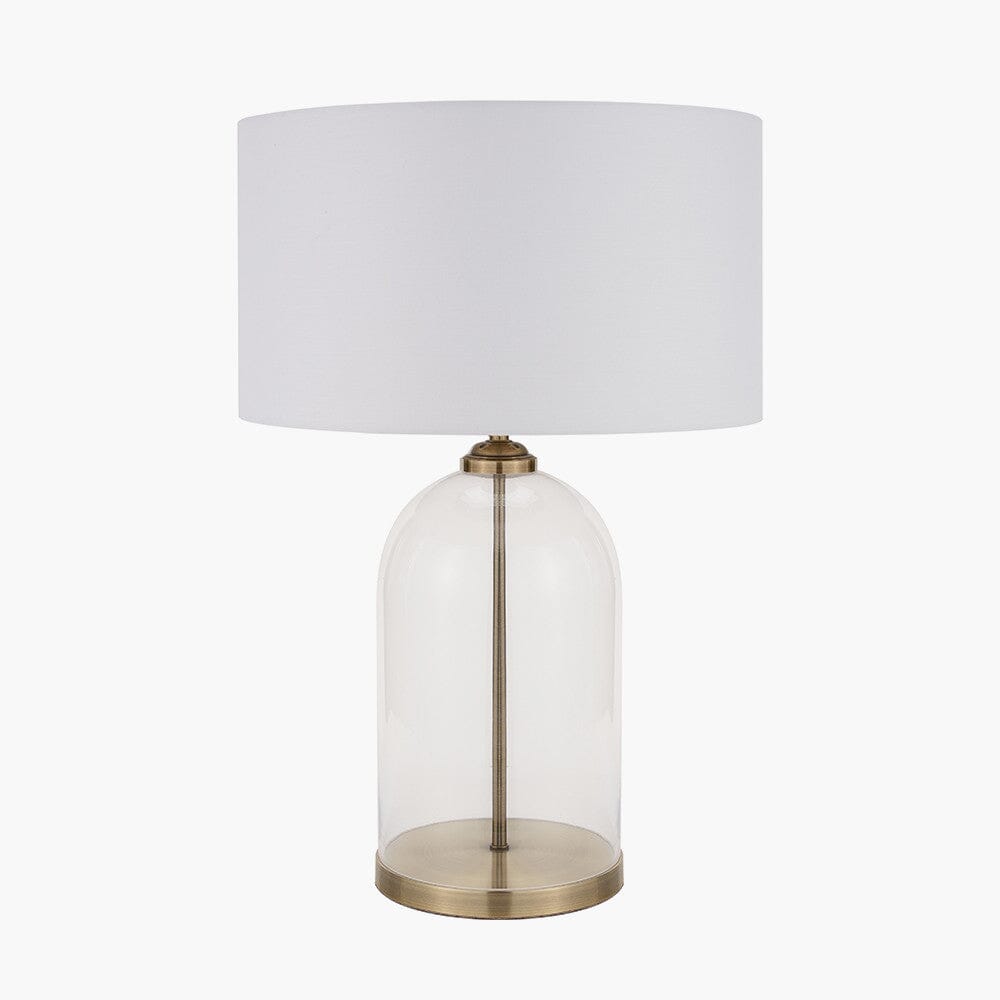 Adella Large Antique Brass & Gold Table Lamp Lighting 