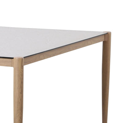 Adria Almond Upholstered Outdoor Dining Set- Seats 8 Outdoor 