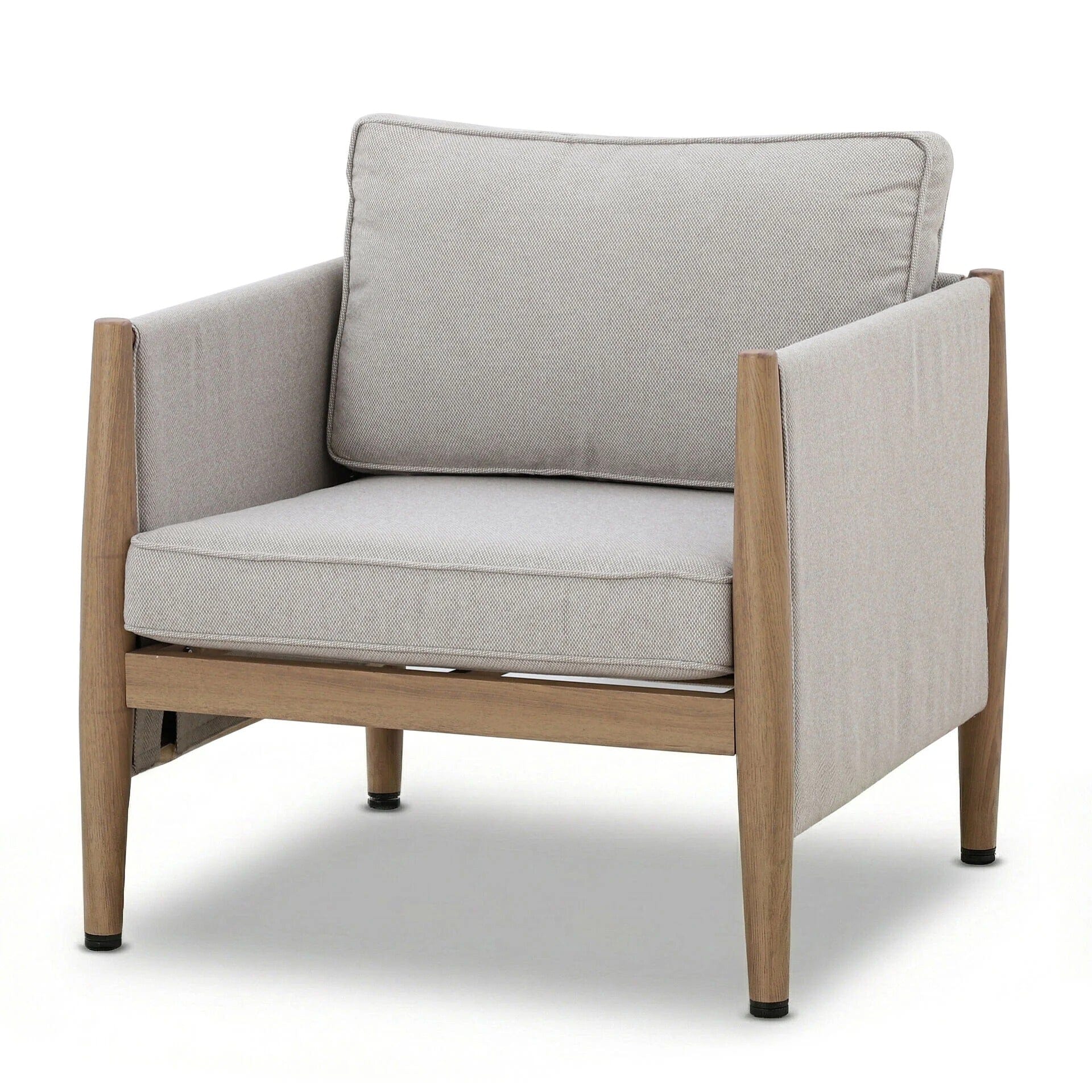Adria Almond Upholstered Outdoor Lounge Set- Seats 5 Outdoor 