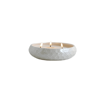Aeolian 3 Wick White Pearlescent Scented Candle Fragrance 
