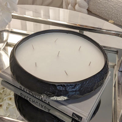 Aeolian Black 7 Wick Scented Candle Fragrance 