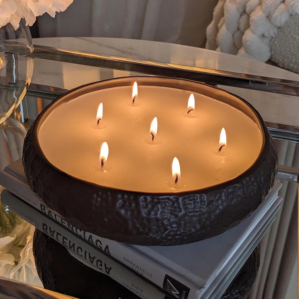 Aeolian Black 7 Wick Scented Candle Fragrance 
