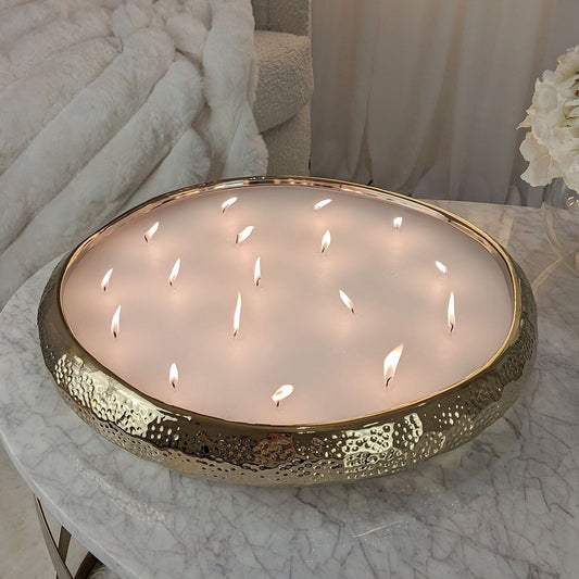 Aeolian XL Gold 17 Wick Scented Candle Fragrance 