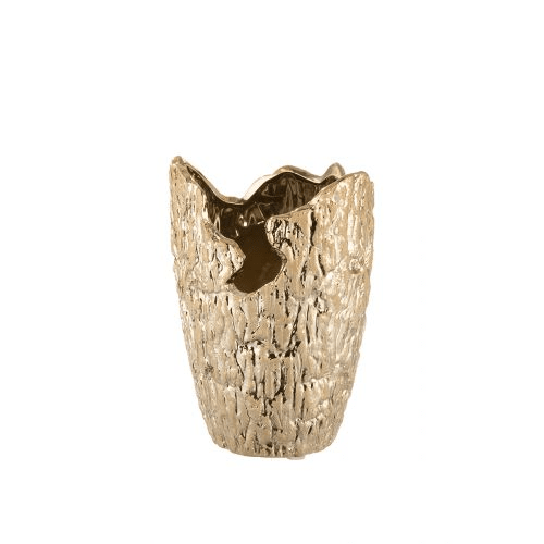 Alira Gold Abstract Decorative Vase Accessories 