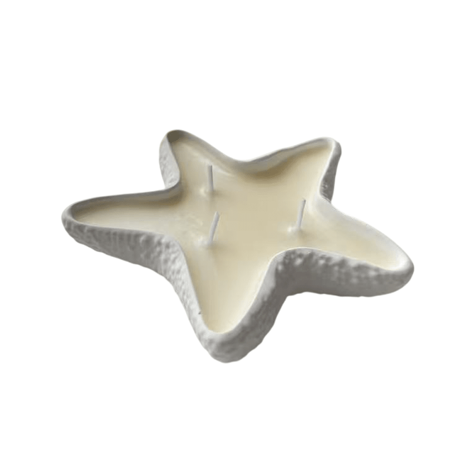 Althea White Starfish 3 Wick Candle Fragrance 