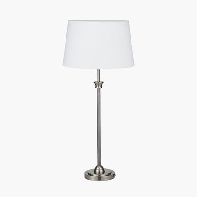 Alto Antique Silver Table Lamp Lighting 
